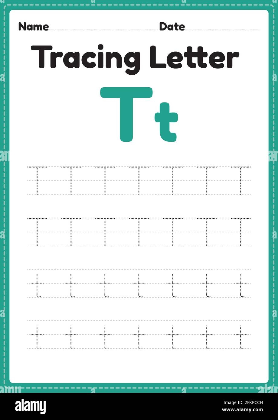 Tracing Letter T Hi res Stock Photography And Images Alamy