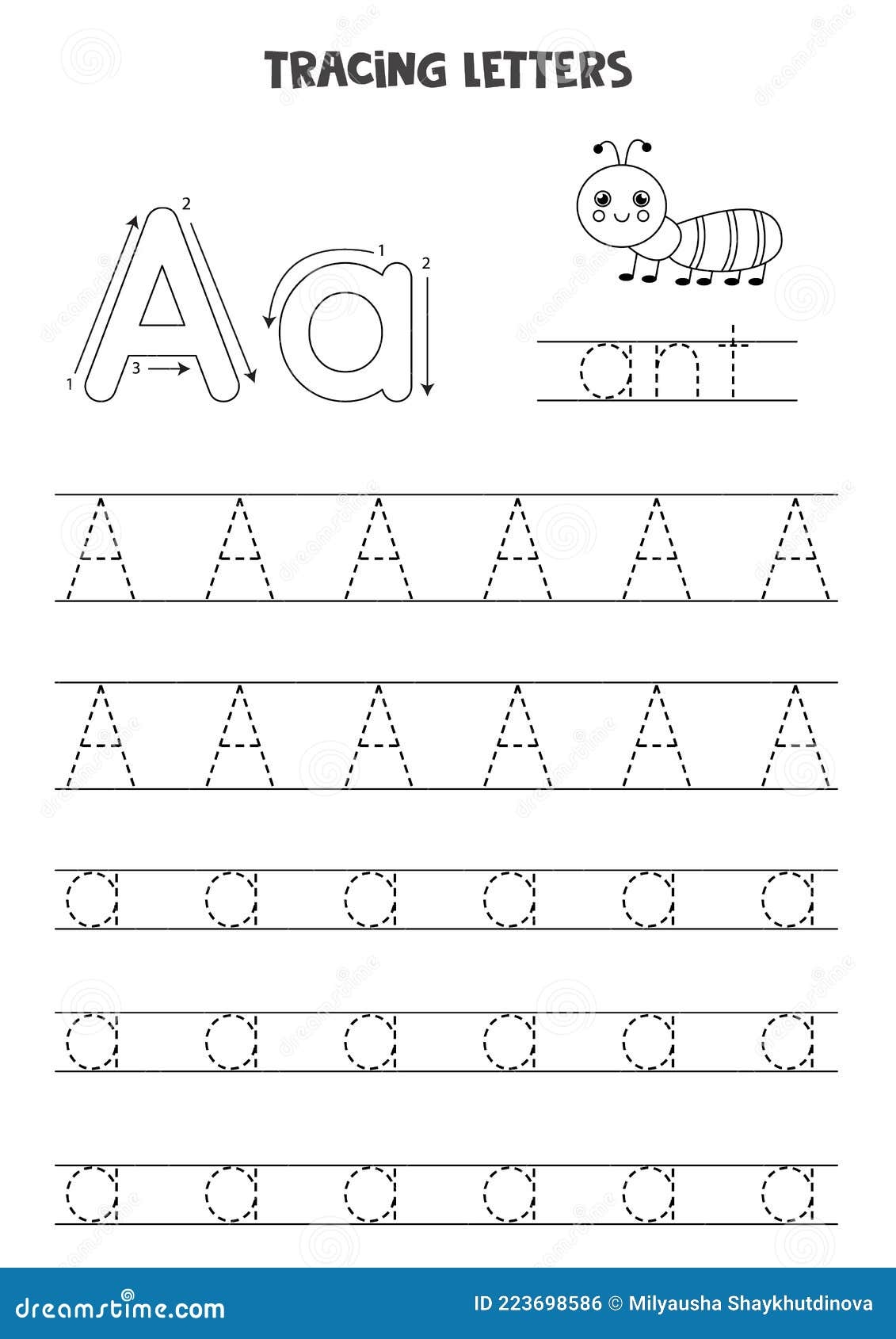 English Alphabets Tracing Worksheets