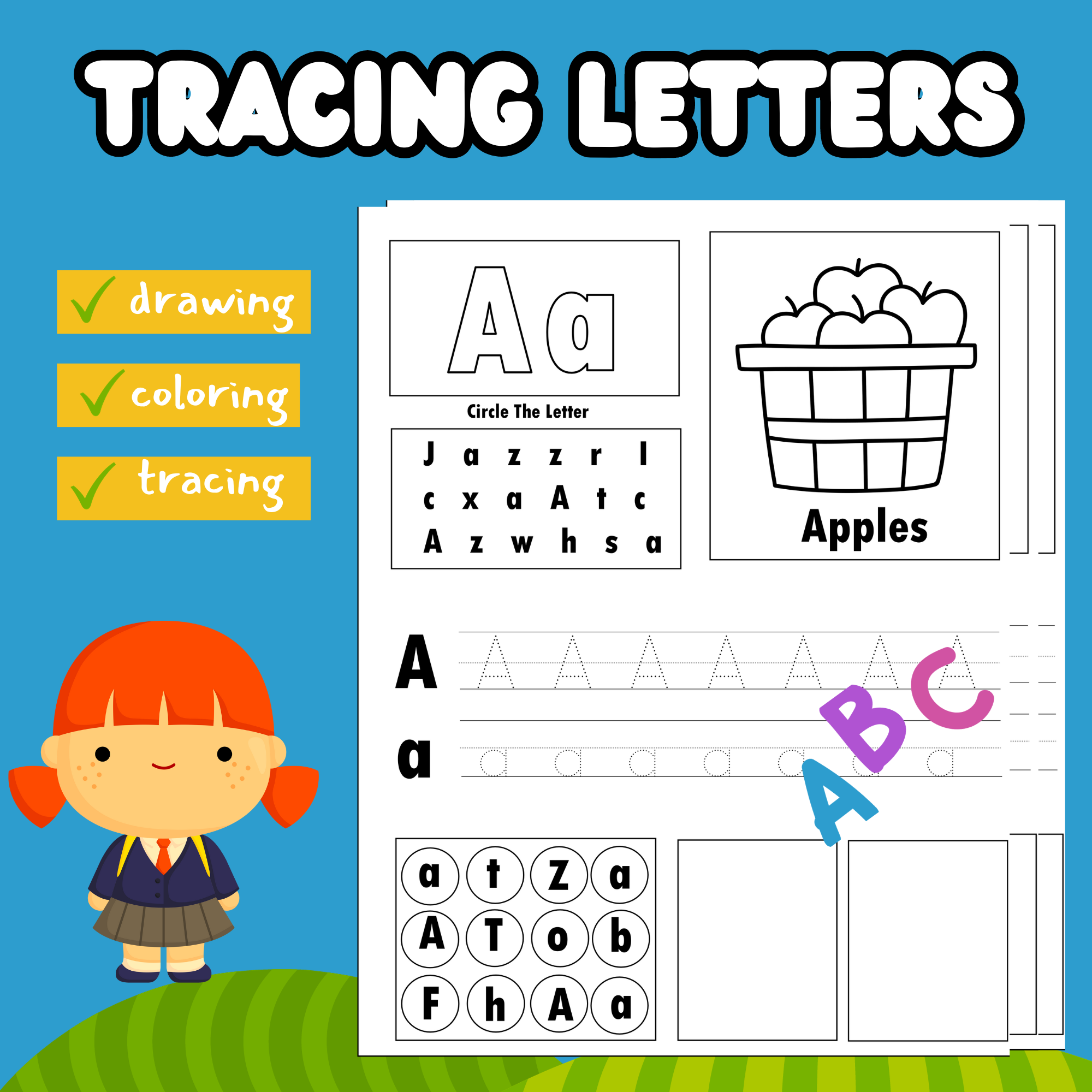 Tracing Letters Worksheets Big And Small Letters Made By Teachers