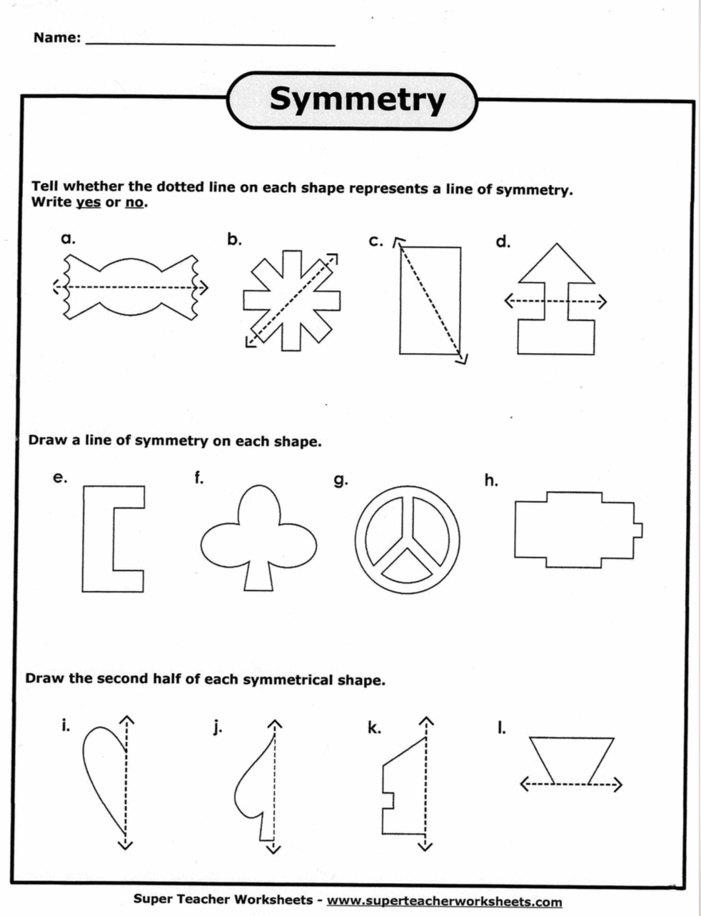Alphabet Symmetry Worksheet Pdf