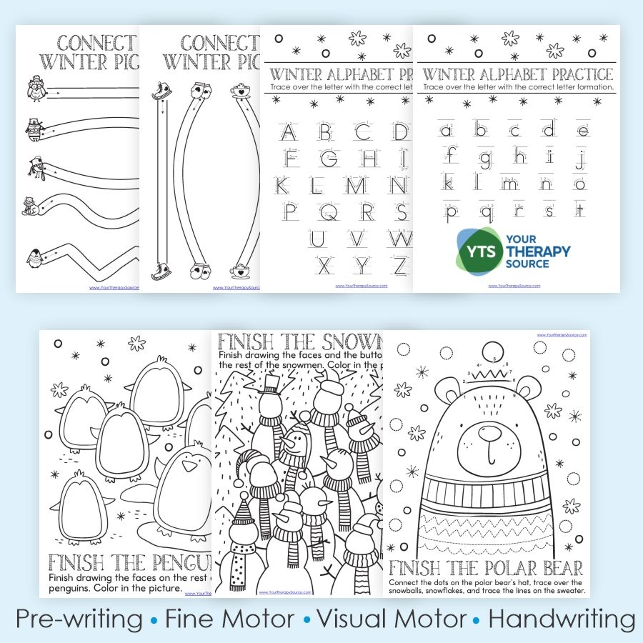 Winter Worksheets For Preschool Free Printables Your Therapy Source